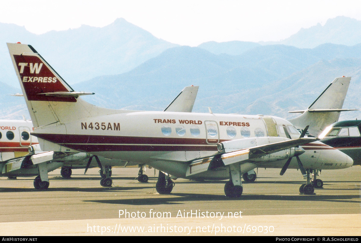 Aircraft Photo of N435AM | British Aerospace BAe-3201 Jetstream 32EP | TW Express - Trans World Express | AirHistory.net #69030