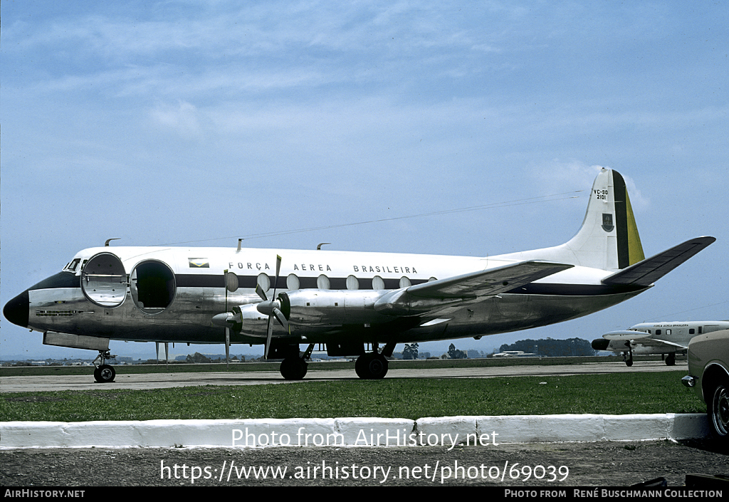 Aircraft Photo of 2101 | Vickers VC-90 Viscount (789D) | Brazil - Air Force | AirHistory.net #69039