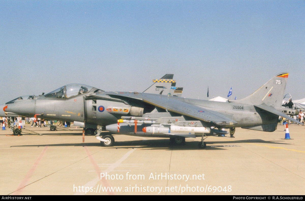 Aircraft Photo of ZG504 | British Aerospace Harrier GR7 | UK - Air Force | AirHistory.net #69048