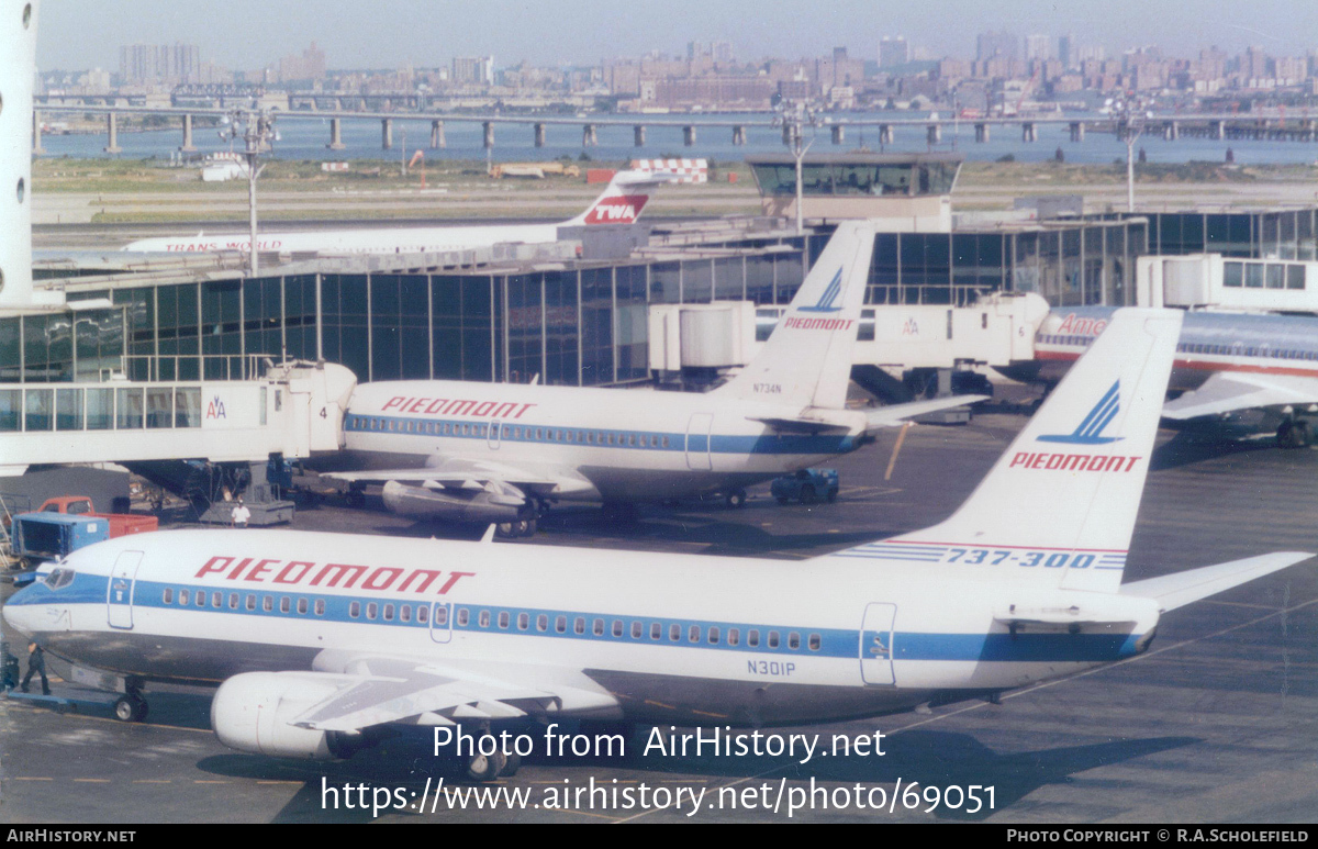 Aircraft Photo of N301P | Boeing 737-301 | Piedmont Airlines | AirHistory.net #69051