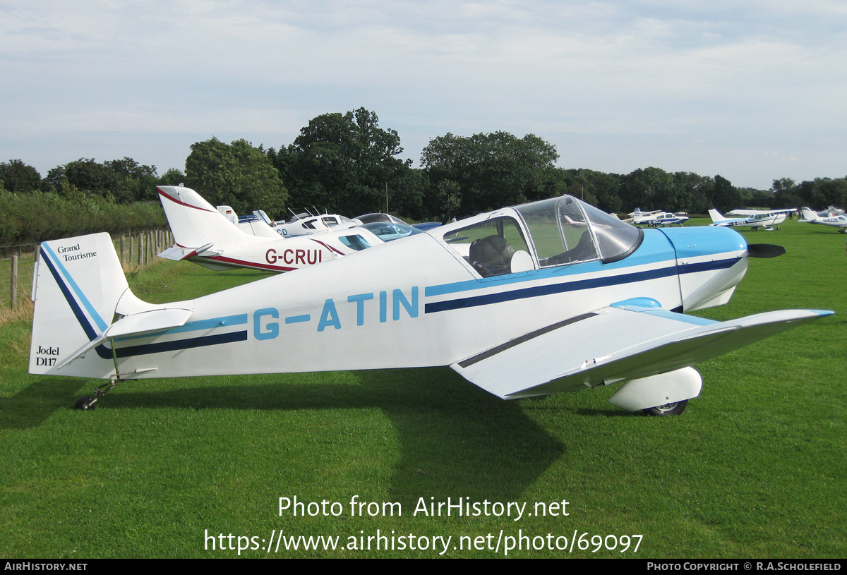 Aircraft Photo of G-ATIN | SAN Jodel D-117 | AirHistory.net #69097