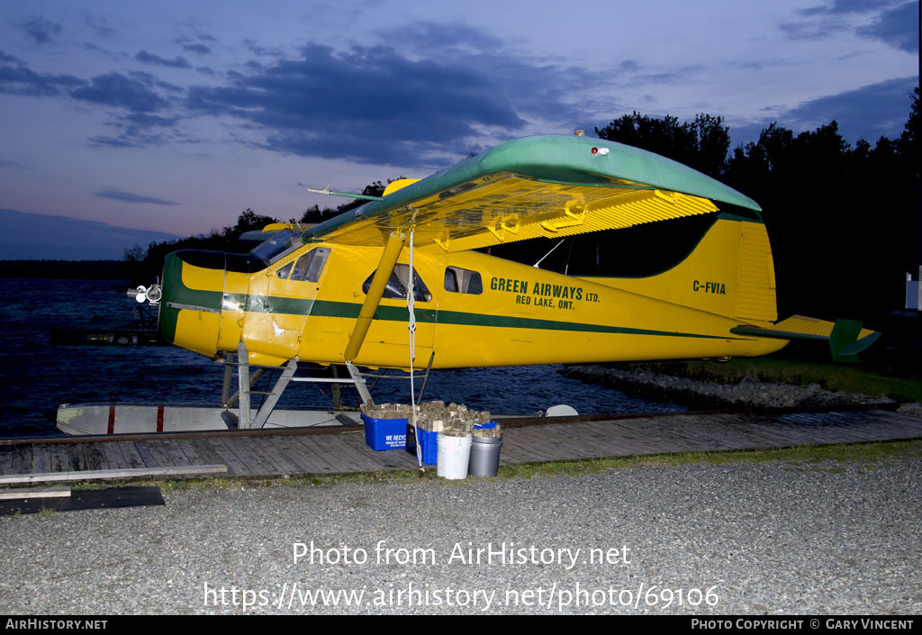 Aircraft Photo of C-FVIA | De Havilland Canada DHC-2 Beaver Mk1 | Green Airways | AirHistory.net #69106