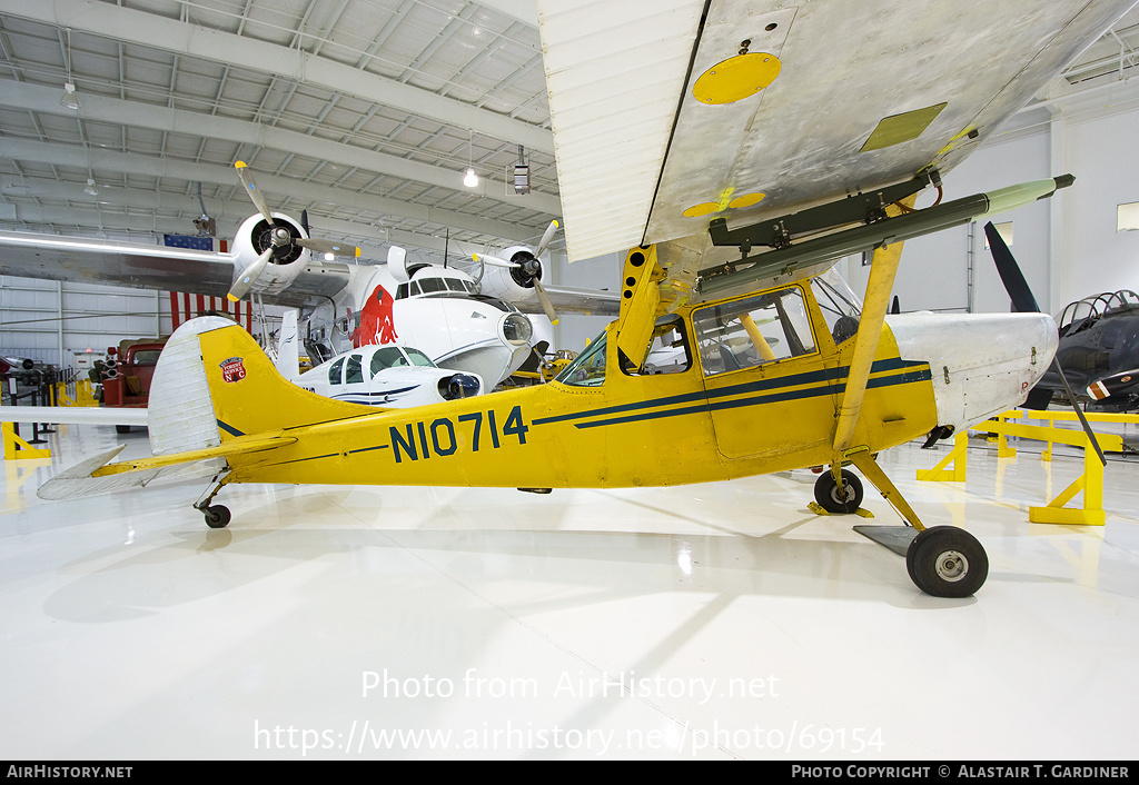 Aircraft Photo of N10714 | Cessna O-1A Bird Dog | North Carolina Forest Service | AirHistory.net #69154