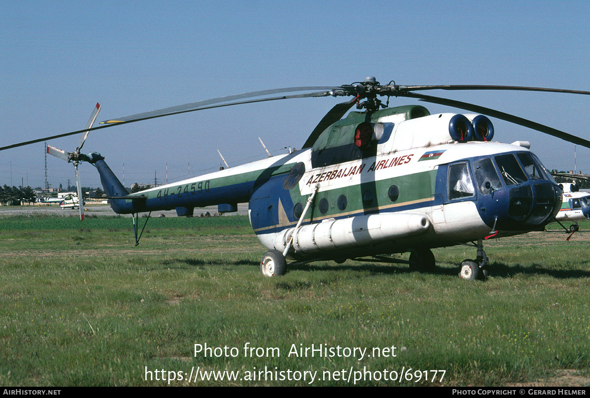 Aircraft Photo of 4K-24590 | Mil Mi-8T | Azerbaijan Airlines - AZAL - AHY | AirHistory.net #69177