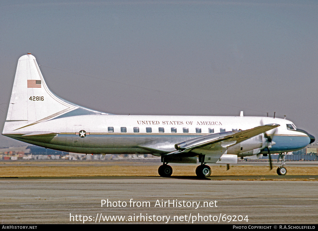 Aircraft Photo of 54-2816 / 42816 | Convair VC-131H | USA - Air Force | AirHistory.net #69204