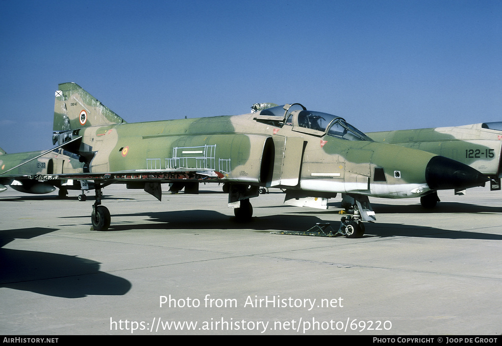 Aircraft Photo of CR12-43 | McDonnell RF-4C Phantom II | Spain - Air Force | AirHistory.net #69220