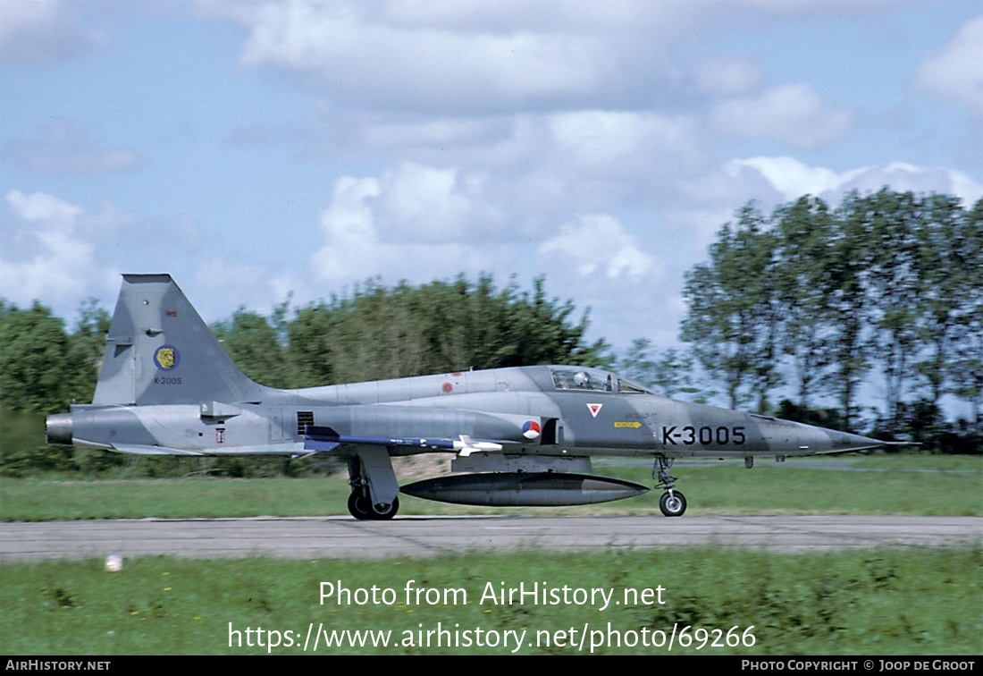 Aircraft Photo of K-3005 | Canadair NF-5A | Netherlands - Air Force | AirHistory.net #69266