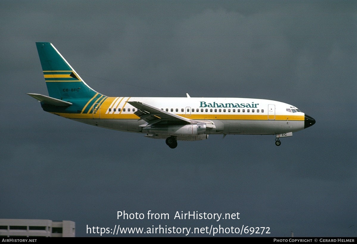 Aircraft Photo of C6-BFC | Boeing 737-2L9/Adv | Bahamasair | AirHistory.net #69272