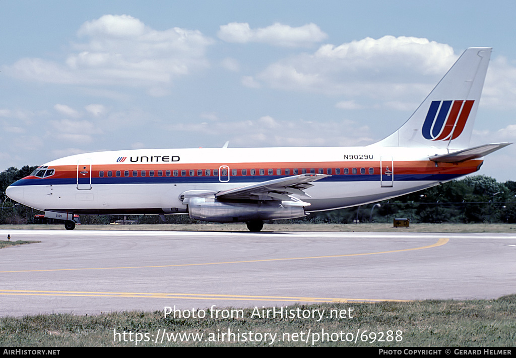 Aircraft Photo of N9029U | Boeing 737-222 | United Airlines | AirHistory.net #69288