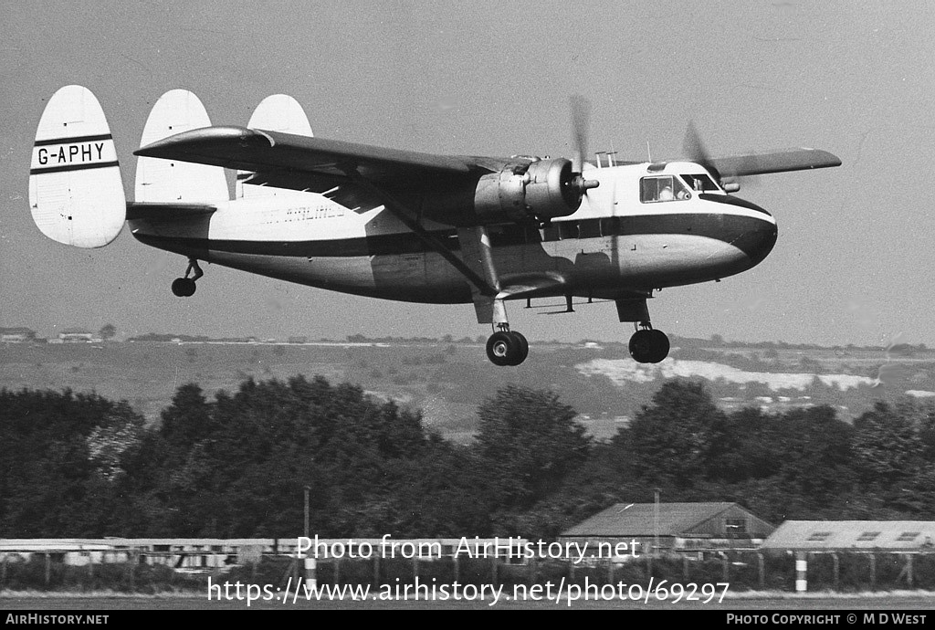 Aircraft Photo of G-APHY | Scottish Aviation Twin Pioneer Series 1 | J.F. Airlines - JFA | AirHistory.net #69297