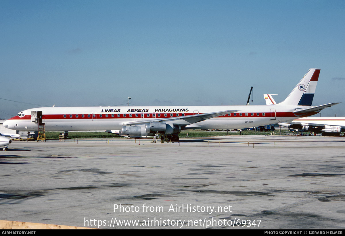 Aircraft Photo of ZP-CCH | McDonnell Douglas DC-8-63 | Líneas Aéreas Paraguayas - LAP | AirHistory.net #69347