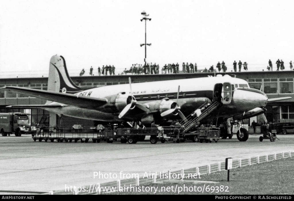 Aircraft Photo of F-BELH | Douglas C-54A Skymaster | Tunis Air | AirHistory.net #69382