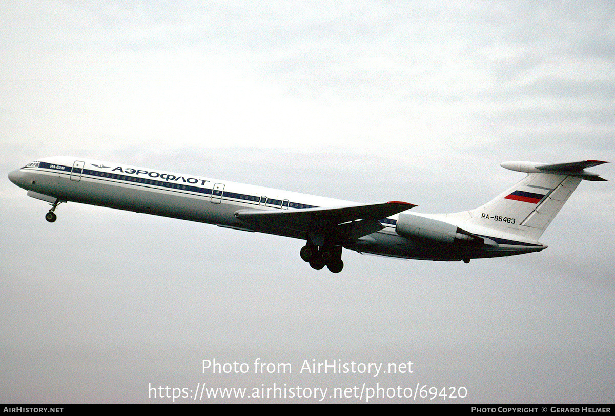 Aircraft Photo of RA-86483 | Ilyushin Il-62M | Aeroflot | AirHistory.net #69420