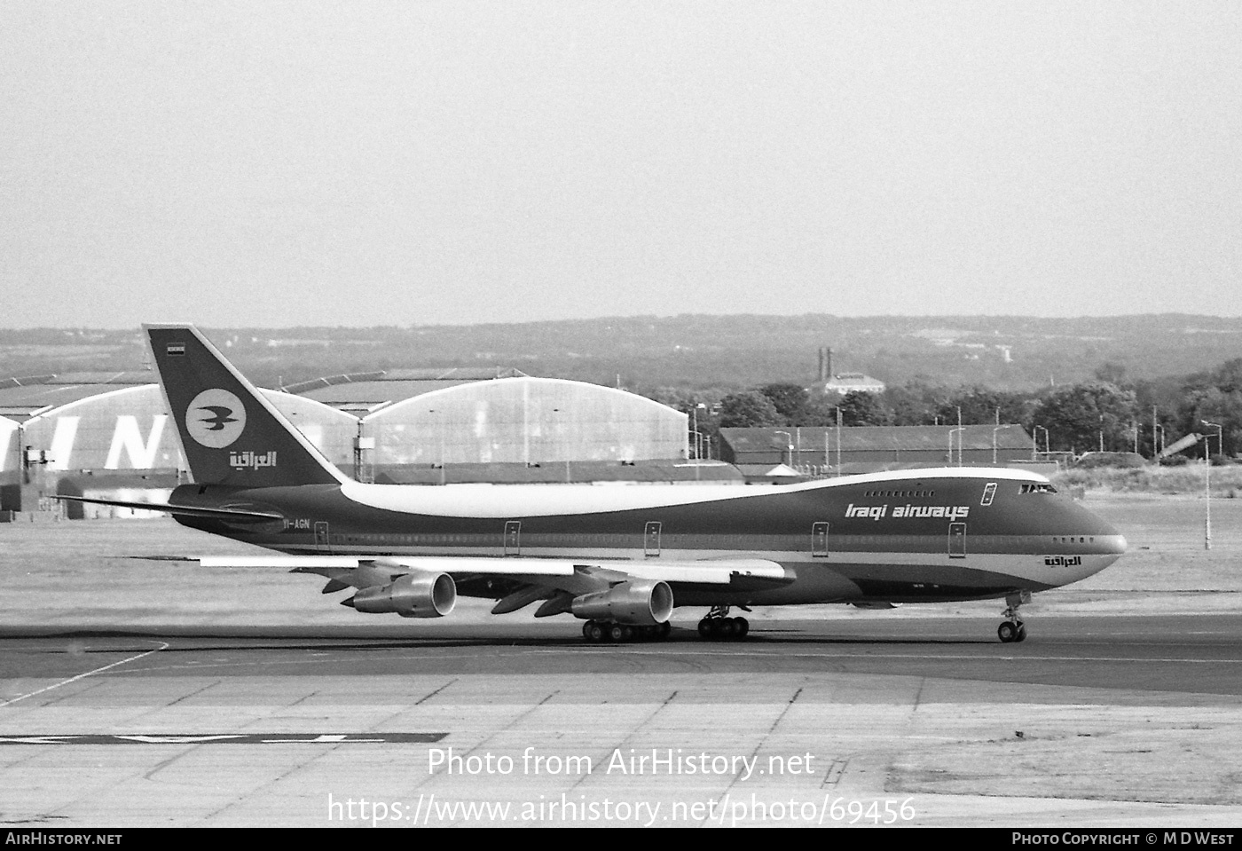 Aircraft Photo of YI-AGN | Boeing 747-270C/SCD | Iraqi Airways | AirHistory.net #69456