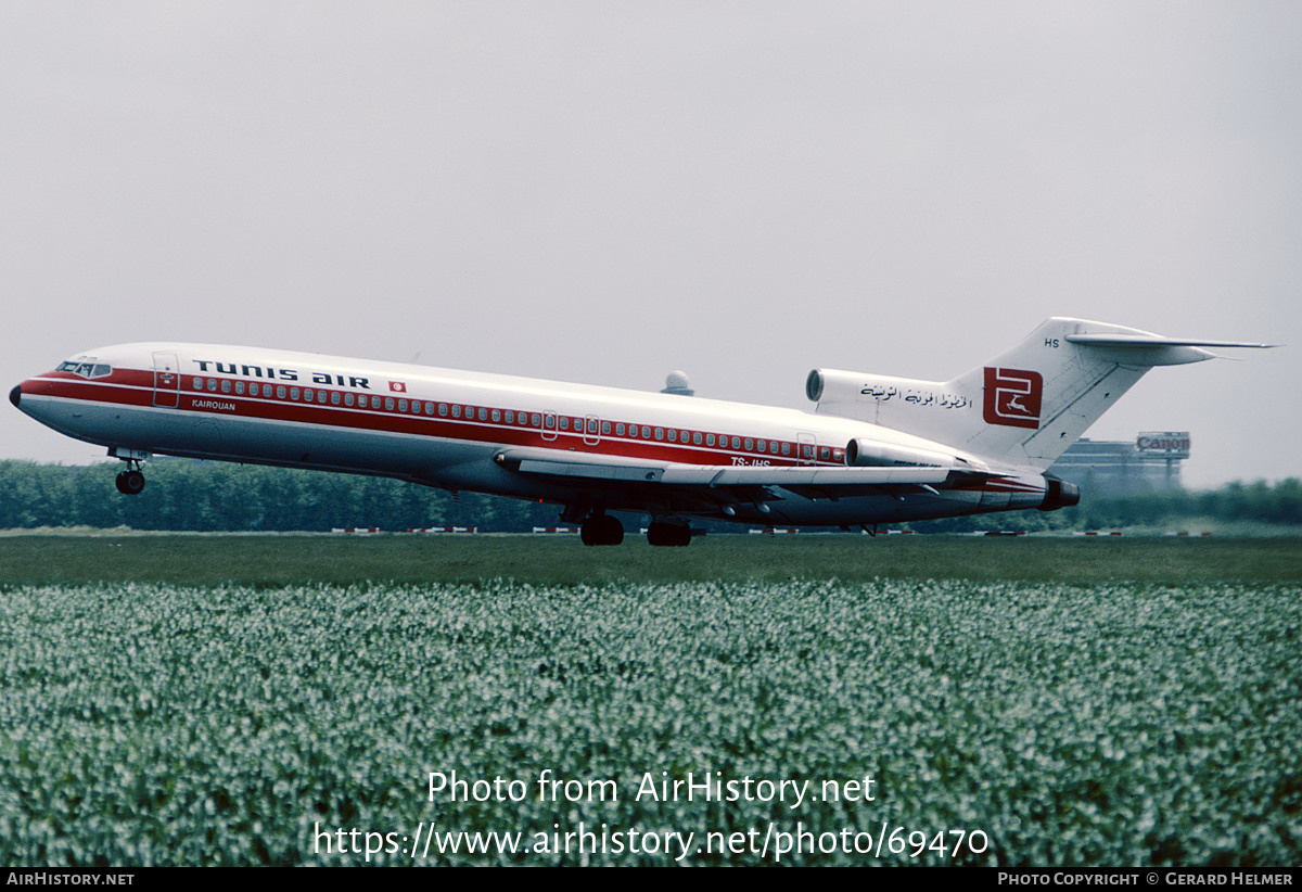 Aircraft Photo of TS-JHS | Boeing 727-2H3/Adv | Tunis Air | AirHistory.net #69470