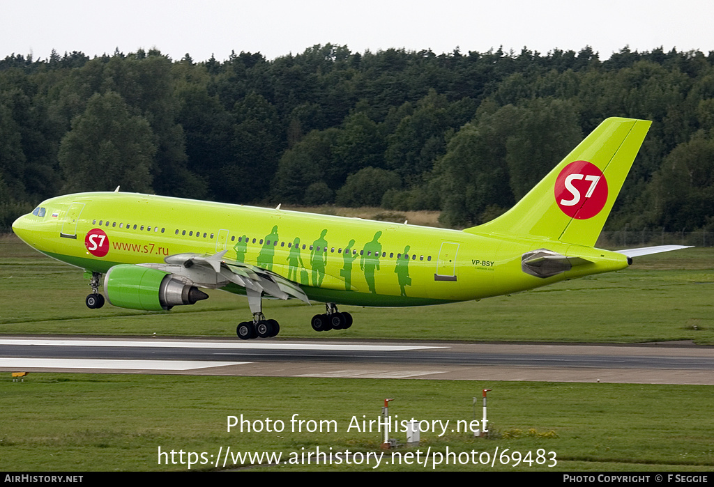 Aircraft Photo of VP-BSY | Airbus A310-204 | S7 Airlines | AirHistory.net #69483