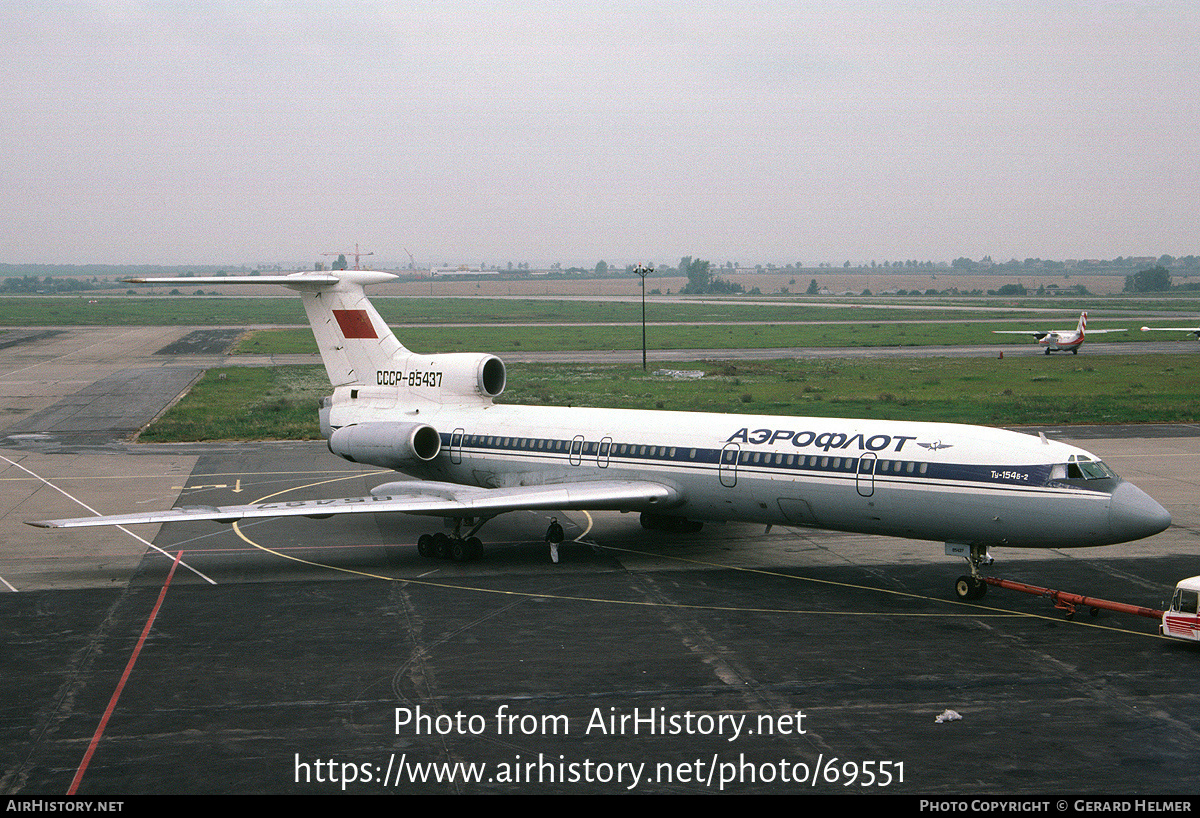 Aircraft Photo of CCCP-85437 | Tupolev Tu-154B-2 | Aeroflot | AirHistory.net #69551