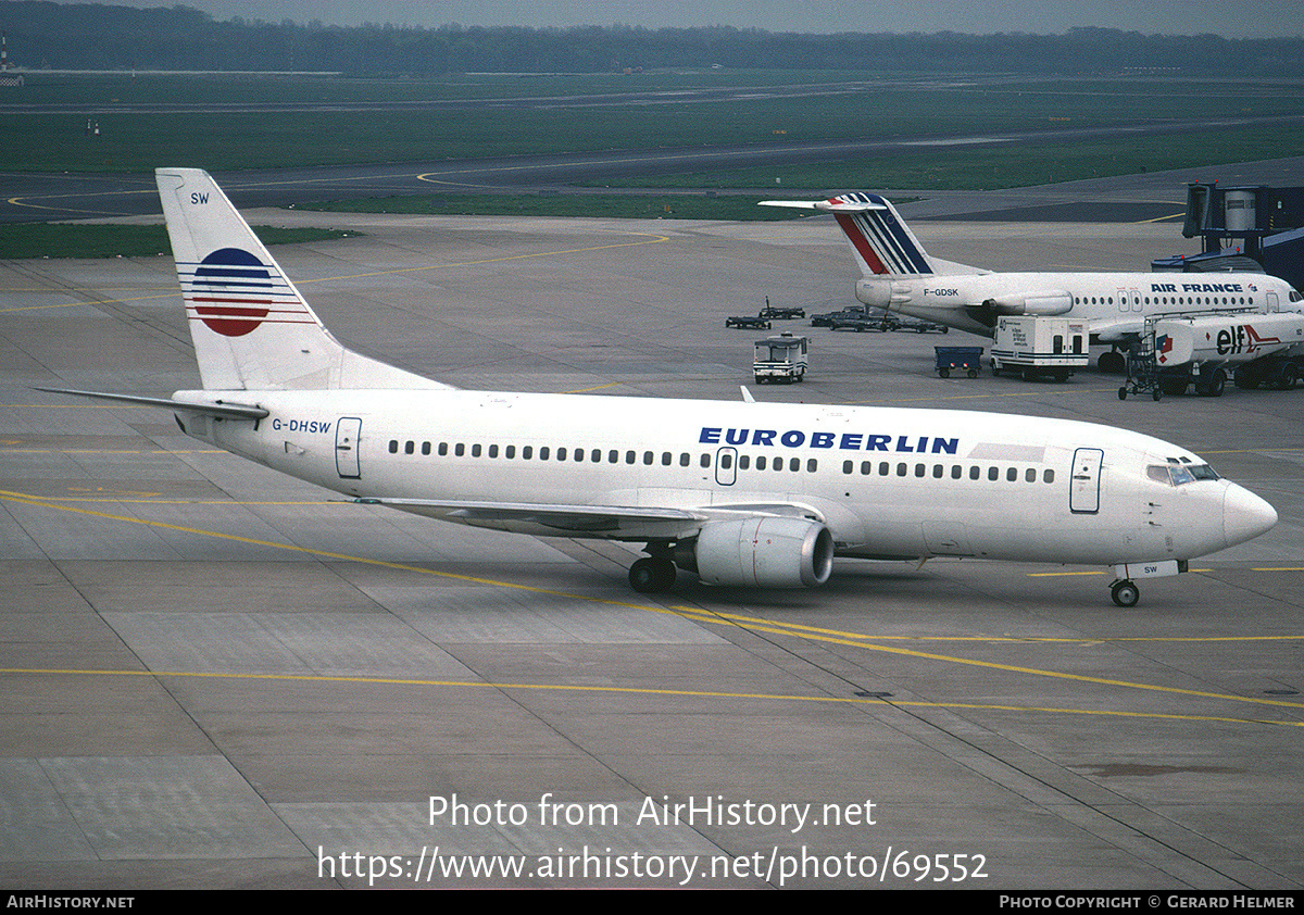 Aircraft Photo of G-DHSW | Boeing 737-3Y0 | Euroberlin | AirHistory.net #69552