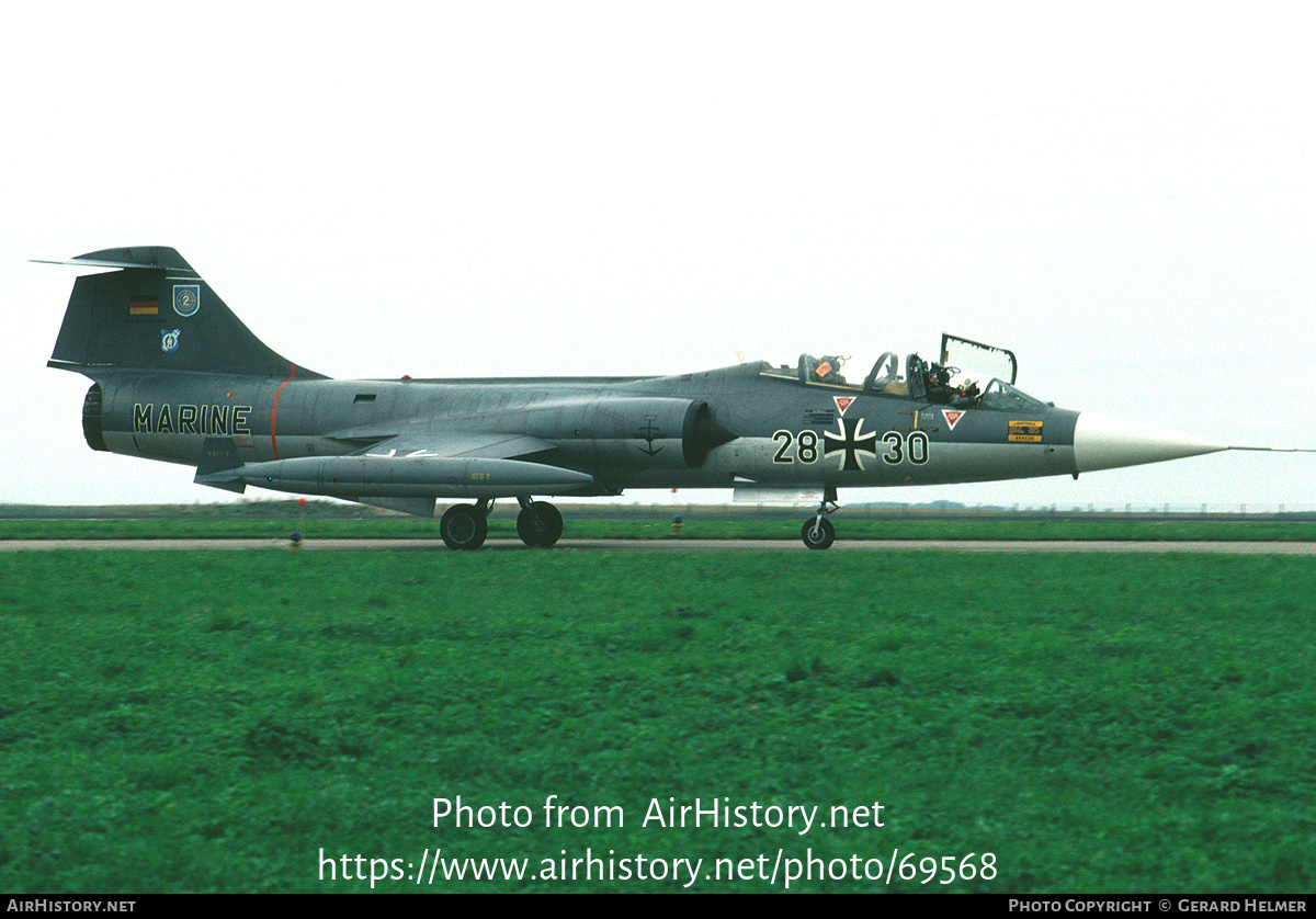 Aircraft Photo of 2830 | Lockheed TF-104G Starfighter | Germany - Navy | AirHistory.net #69568