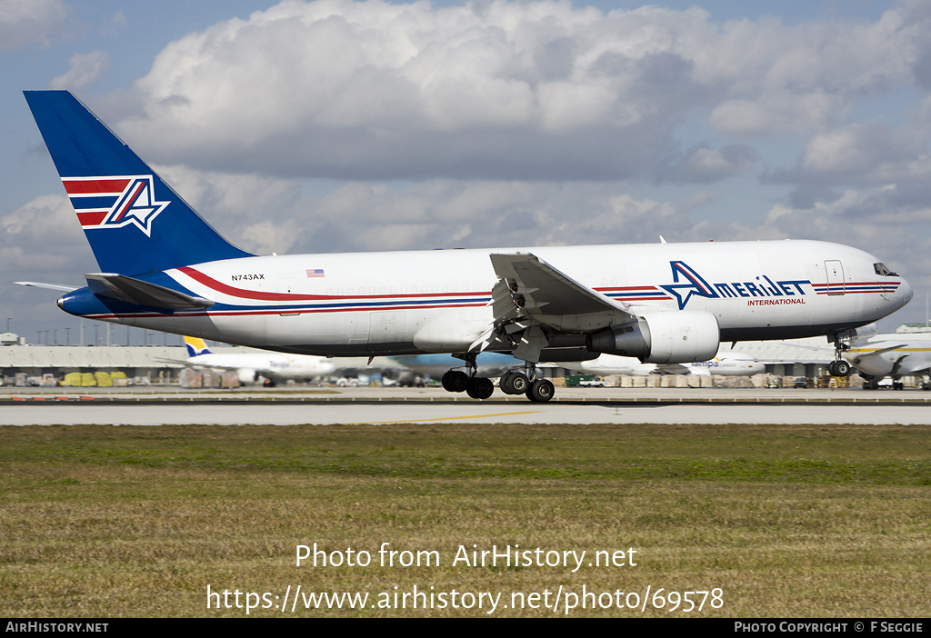 Aircraft Photo of N743AX | Boeing 767-232(BDSF) | Amerijet International | AirHistory.net #69578