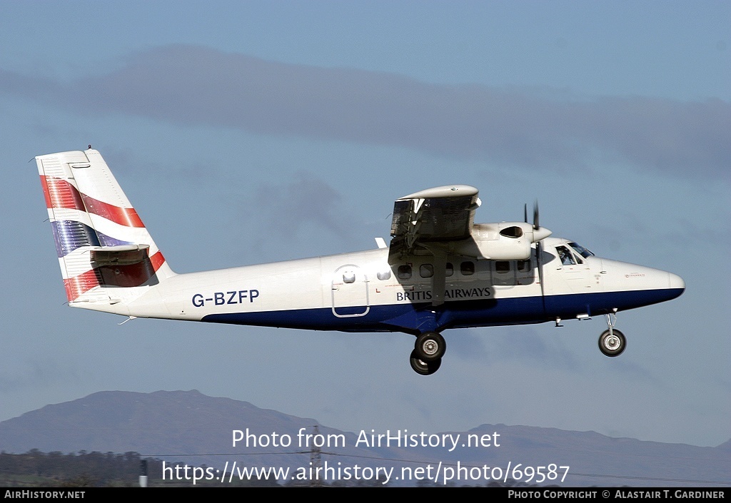 Aircraft Photo of G-BZFP | De Havilland Canada DHC-6-300 Twin Otter | British Airways | AirHistory.net #69587