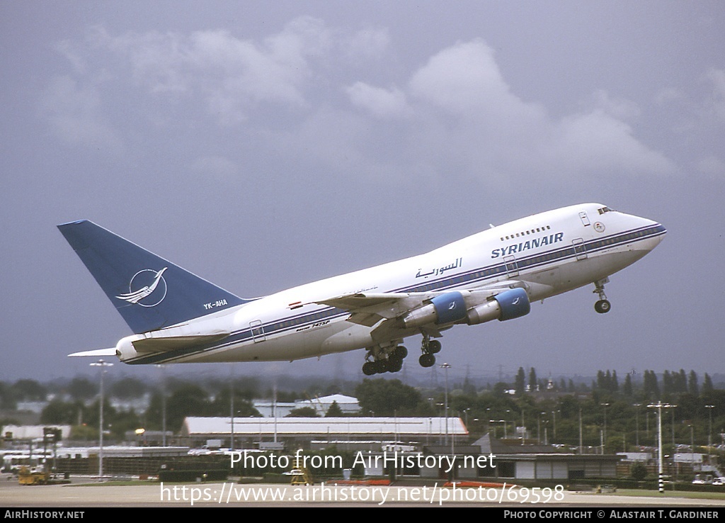 Aircraft Photo of YK-AHA | Boeing 747SP-94 | Syrian Air - Syrian Arab Airlines | AirHistory.net #69598