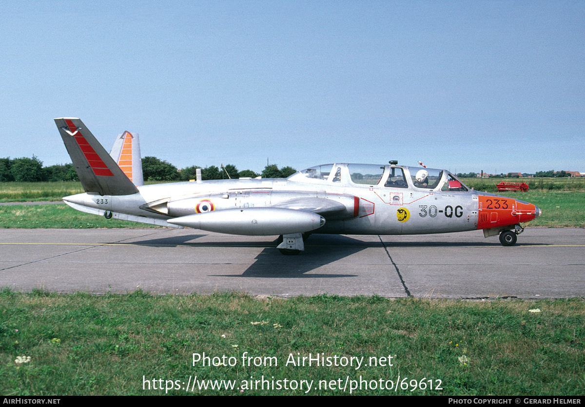 Aircraft Photo of 233 / 30-QG | Fouga CM-170R Magister | France - Air Force | AirHistory.net #69612