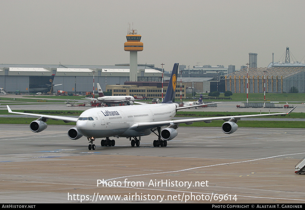 Aircraft Photo of D-AIFD | Airbus A340-313 | Lufthansa | AirHistory.net #69614