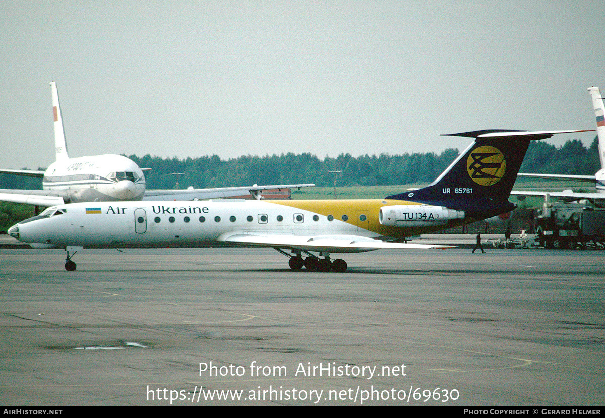 Aircraft Photo of UR-65761 | Tupolev Tu-134A-3 | Air Ukraine | AirHistory.net #69630