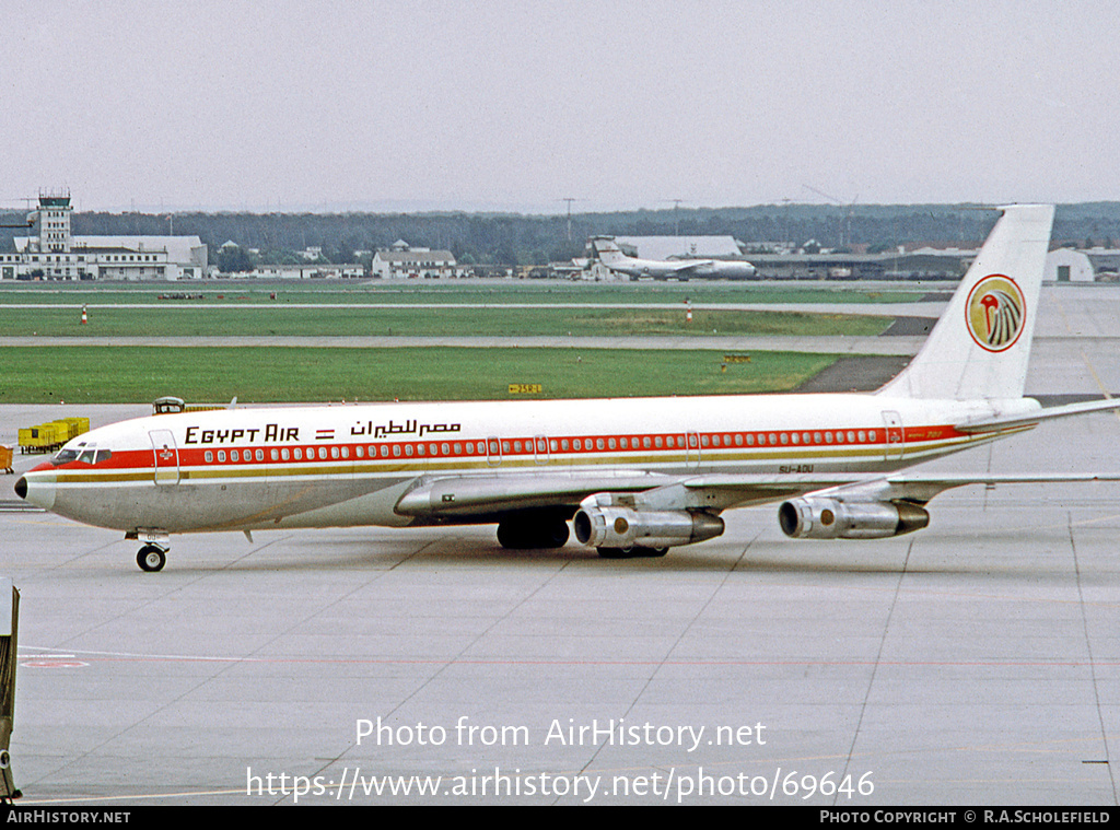 Aircraft Photo of SU-AOU | Boeing 707-366C | EgyptAir | AirHistory.net #69646