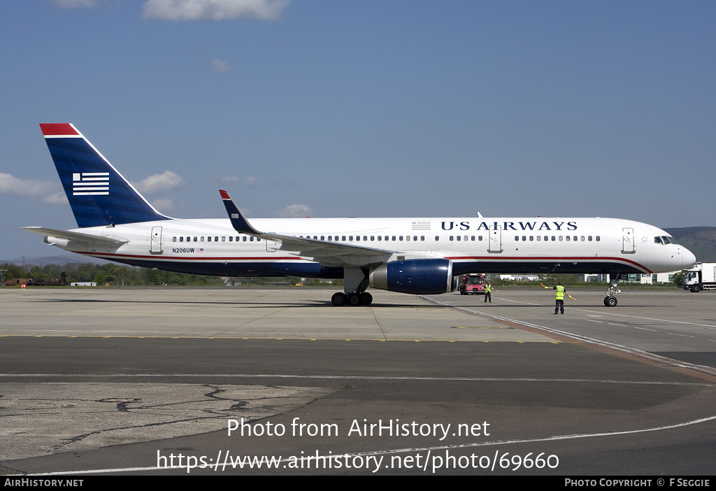 Aircraft Photo of N206UW | Boeing 757-2B7 | US Airways | AirHistory.net #69660