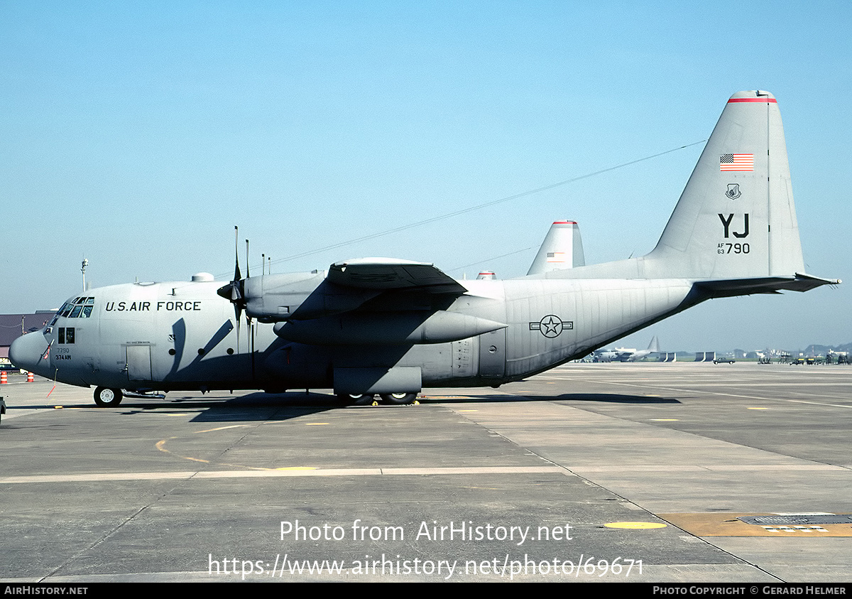 Aircraft Photo of 63-7790 / AF63-790 | Lockheed C-130E Hercules (L-382) | USA - Air Force | AirHistory.net #69671