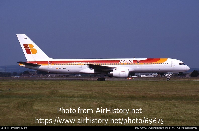 Aircraft Photo of EC-GBX | Boeing 757-236 | Iberia | AirHistory.net #69675