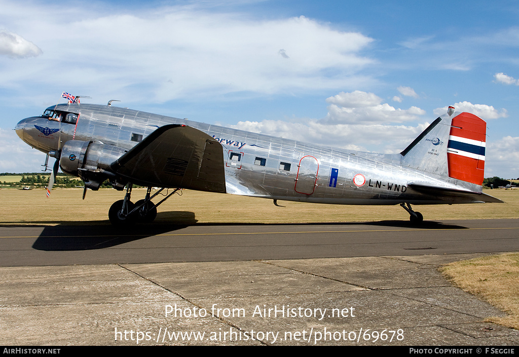 Aircraft Photo of LN-WND | Douglas C-53D Skytrooper | Dakota Norway | AirHistory.net #69678