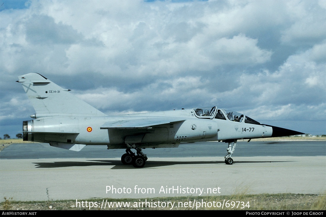 Aircraft Photo of CE14-31 | Dassault Mirage F1BE | Spain - Air Force | AirHistory.net #69734