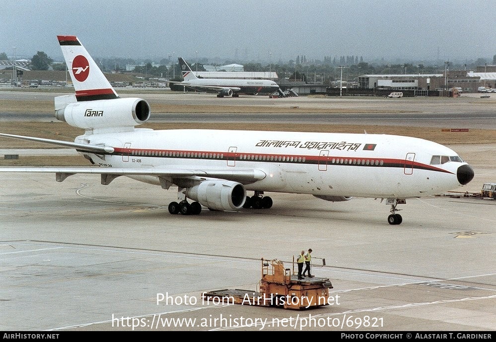 Aircraft Photo of S2-ADB | McDonnell Douglas DC-10-30 | Biman Bangladesh Airlines | AirHistory.net #69821