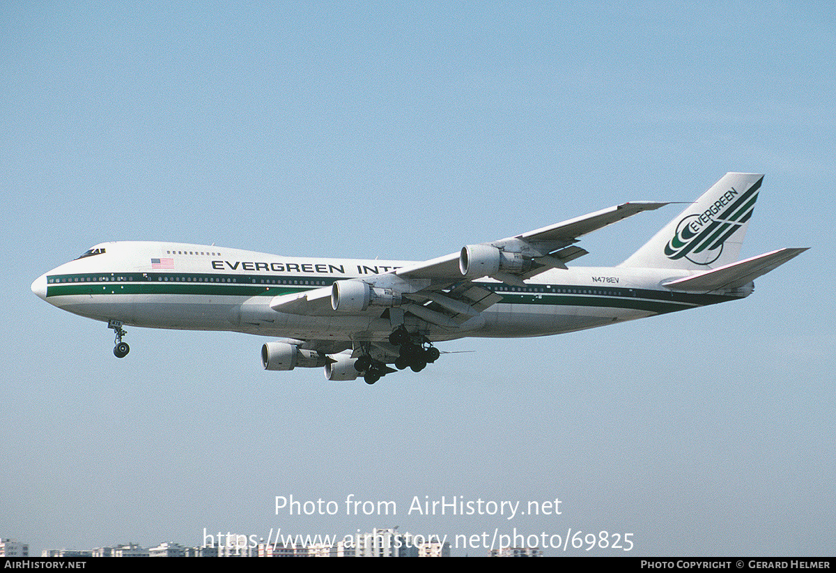 Aircraft Photo of N478EV | Boeing 747SR-46(SF) | Evergreen International Airlines | AirHistory.net #69825