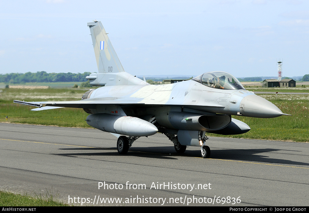 Aircraft Photo of 010 | Lockheed Martin F-16CJ Fighting Falcon | Greece - Air Force | AirHistory.net #69836