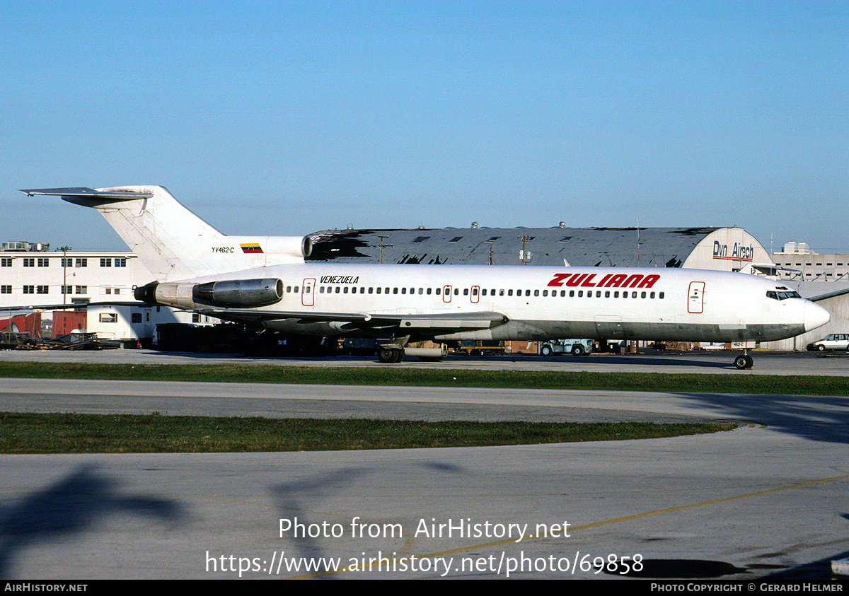 Aircraft Photo of YV-462C | Boeing 727-2B7 | Zuliana de Aviación | AirHistory.net #69858