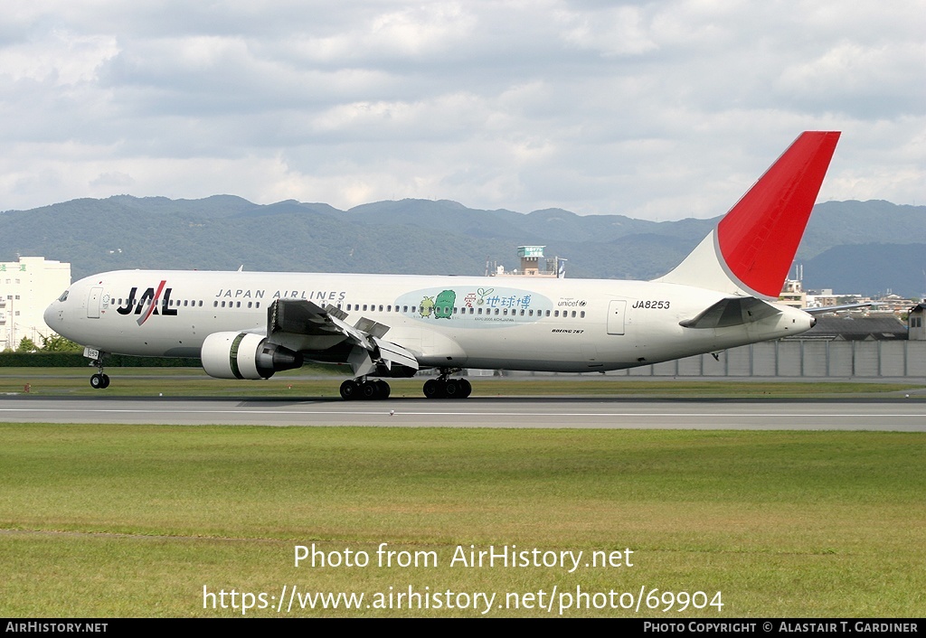 Aircraft Photo of JA8253 | Boeing 767-346 | Japan Airlines - JAL | AirHistory.net #69904