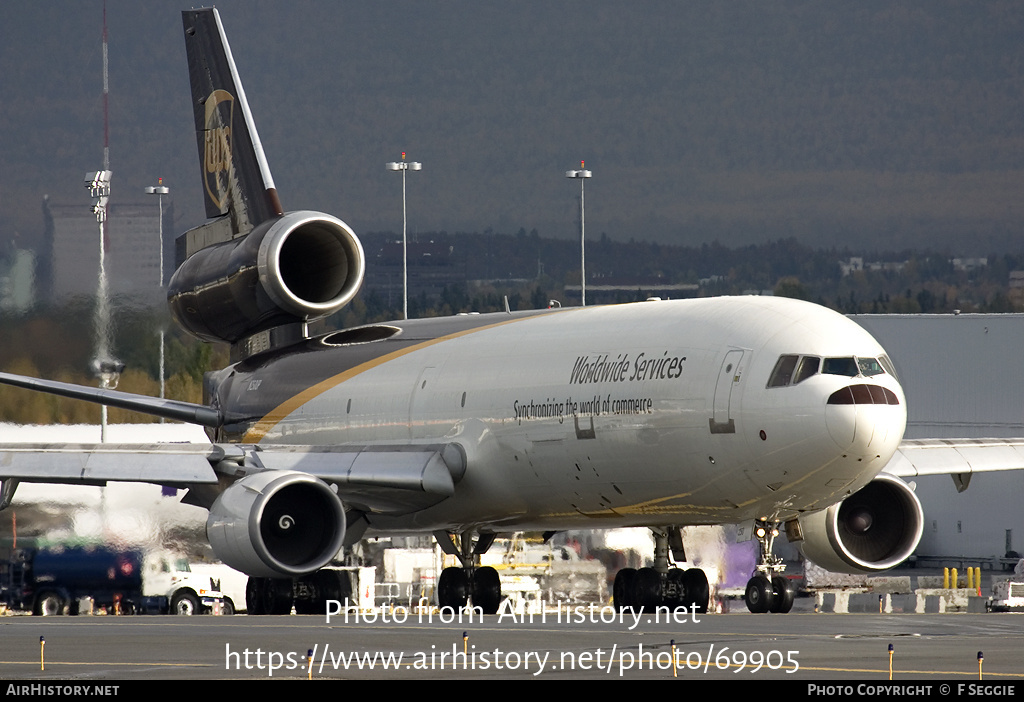 Aircraft Photo of N250UP | McDonnell Douglas MD-11/F | United Parcel Service - UPS | AirHistory.net #69905