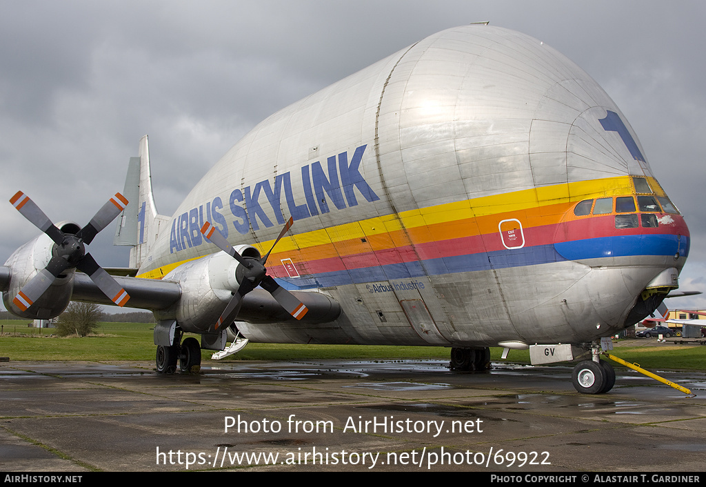 Aircraft Photo of F-BTGV | Aero Spacelines 377SGT Super Guppy Turbine | Airbus Skylink | AirHistory.net #69922