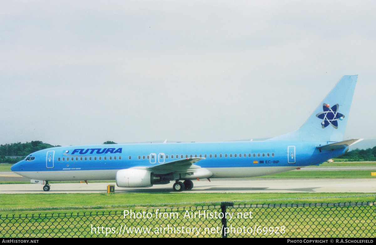 Aircraft Photo of EC-INP | Boeing 737-804 | Futura International Airways | AirHistory.net #69928