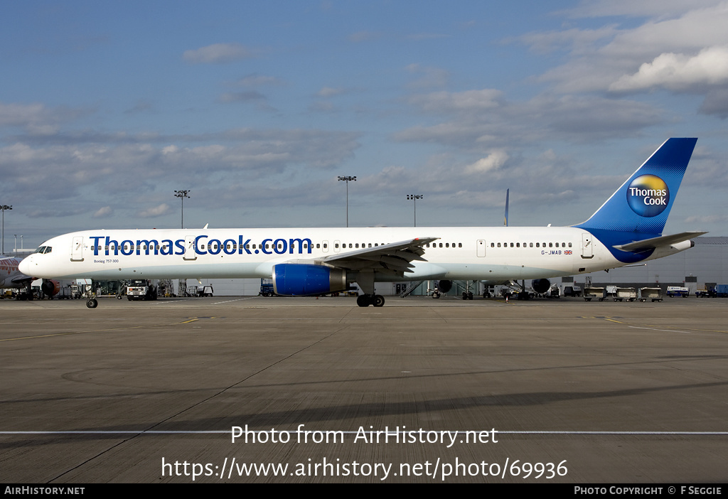 Aircraft Photo of G-JMAB | Boeing 757-3CQ | Thomas Cook Airlines | AirHistory.net #69936