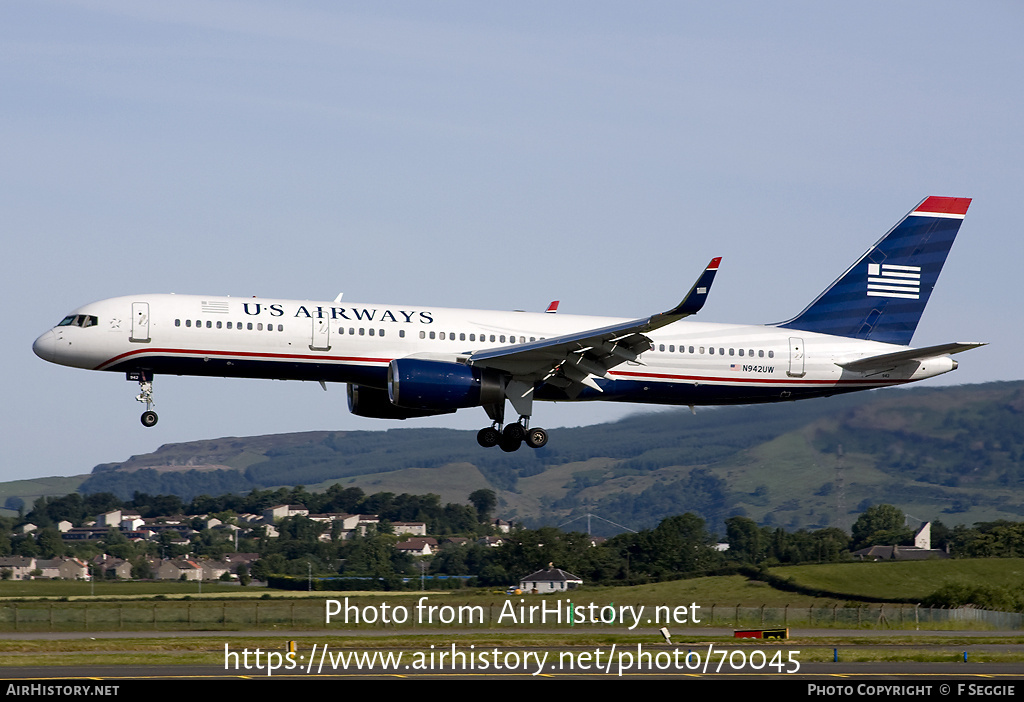 Aircraft Photo of N942UW | Boeing 757-2B7 | US Airways | AirHistory.net #70045