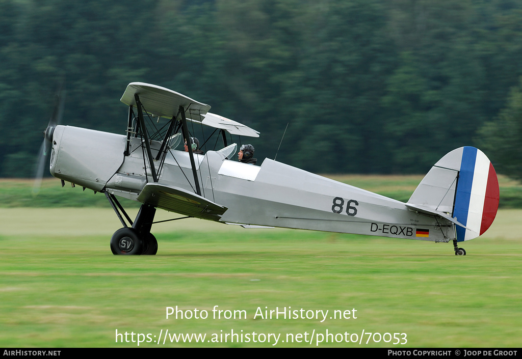 Aircraft Photo of D-EQXB / OO-SVF / 86 | Stampe-Vertongen SV-4C | France - Navy | AirHistory.net #70053