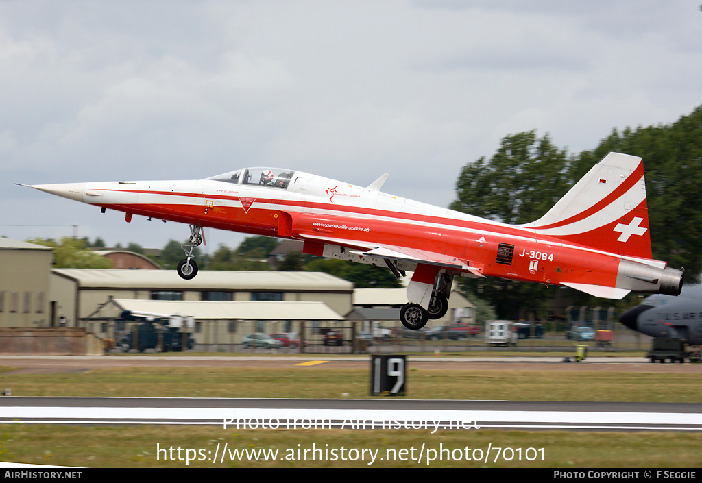 Aircraft Photo of J-3084 | Northrop F-5E Tiger II | Switzerland - Air Force | AirHistory.net #70101