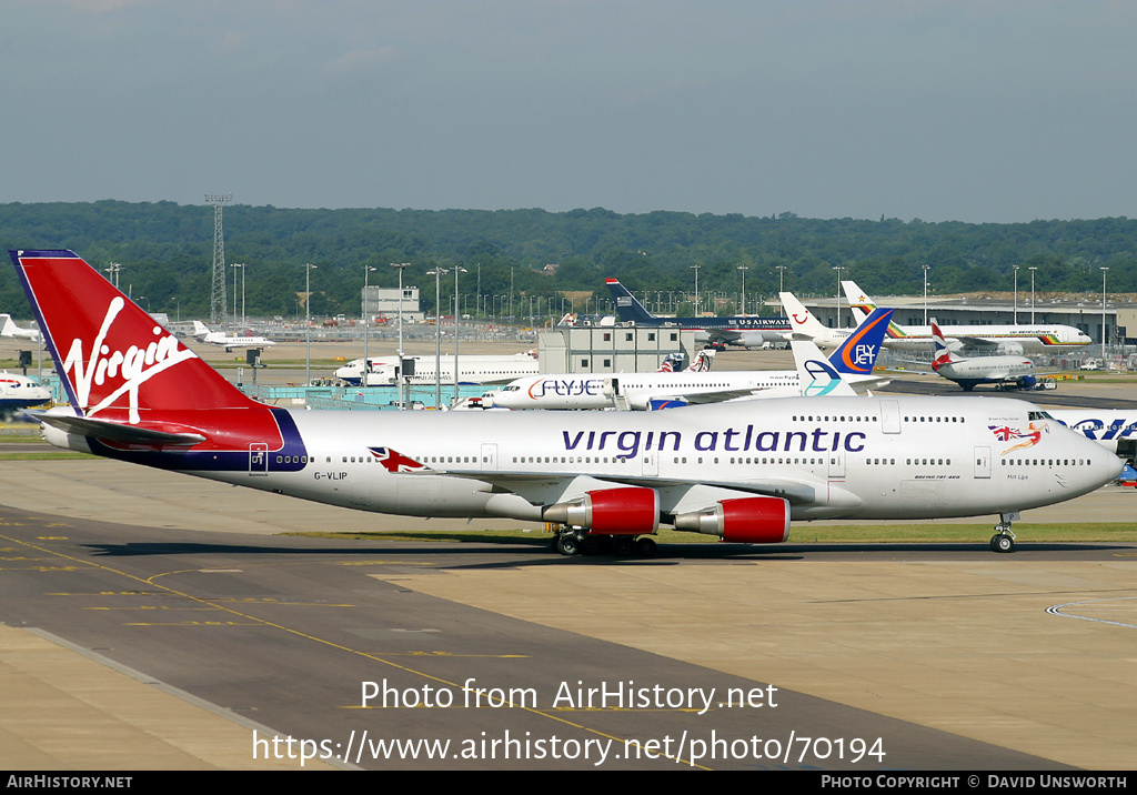 Aircraft Photo of G-VLIP | Boeing 747-443 | Virgin Atlantic Airways | AirHistory.net #70194