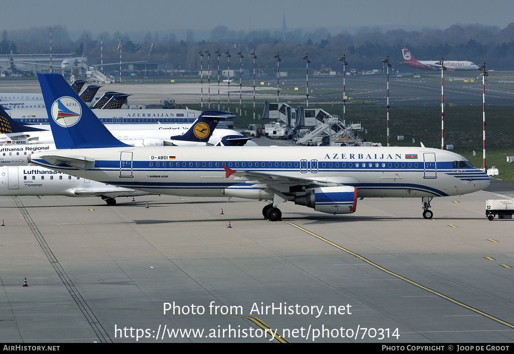 Aircraft Photo of D-ABDI | Airbus A320-214 | Azerbaijan Airlines - AZAL - AHY | AirHistory.net #70314