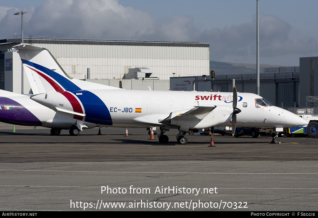 Aircraft Photo of EC-JBD | Embraer EMB-120(ERF) Brasilia | Swiftair | AirHistory.net #70322